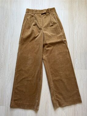 Banana Republic Wide-Leg Corduroy Pants in Brown